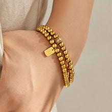 316L Stainless Steel 18K PVD Gold Charm Bracelet made with 316L stainless steel and 18K PVD gold finish for wholesale jewelry buyers - image 8