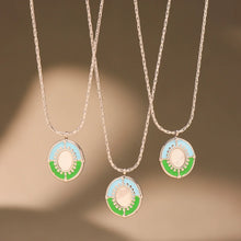 316L Stainless Steel Chic Enamel Shell Pendant Necklace - Image 2