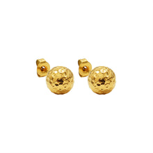 316L Stainless Steel Chic French-Inspired Textured Orb Stud Earrings - Image 8