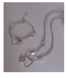 316L Stainless Steel Chic Minimalist 18K Gold Plated Heart Set - Image 10