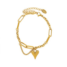316L Stainless Steel Chic Minimalist 18K Gold Plated Heart Set - Image 6