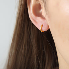 316L Stainless Steel Chic Minimalist Circle Hoop Earrings - Image 8