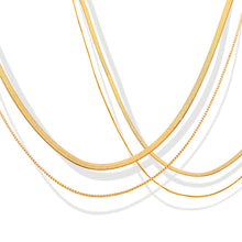 316L Stainless Steel Chic Minimalist Double Layer Snake Bone Chain Necklace - Image 4