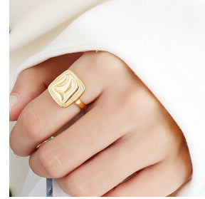 316L Stainless Steel Chic Minimalist Unisex Circle Band Ring - Image 7