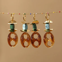 316L Stainless Steel Chic Oval Toggle Drop Earrings - Image 2
