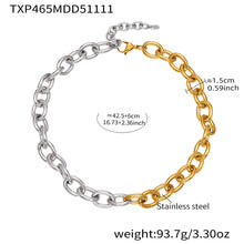 316L Stainless Steel Chunky 18K Gold Plated Cuban Link Chain - Image 6
