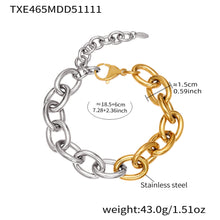 316L Stainless Steel Chunky 18K Gold Plated Cuban Link Chain - Image 8