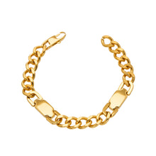 316L Stainless Steel Chunky U-Clasp Cuban Chain Bracelet, 18K gold PVD waterproof wholesale jewelry