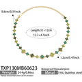 Green CZ  Gold / 12cm