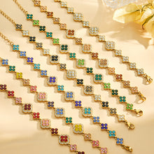 316L Stainless Steel 18K PVD Gold Clover Necklace Set made with 316L stainless steel and 18K PVD gold finish for wholesale jewelry buyers - image 15