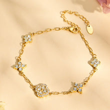 316L Stainless Steel 18K PVD Gold Clover Zircon Bracelet made with 316L stainless steel and 18K PVD gold finish for wholesale jewelry buyers - image 16