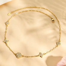 316L Stainless Steel 18K PVD Gold Clover Zircon Bracelet made with 316L stainless steel and 18K PVD gold finish for wholesale jewelry buyers - image 18