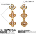 Champagne Zircon - Gold / Earrings