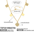 Necklace / 四叶花锆石Gold / 5cm