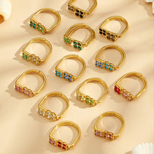 316L Stainless Steel 18K PVD Gold Clover Zircon Ring made with 316L stainless steel and 18K PVD gold finish for wholesale jewelry buyers - image 15