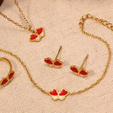 316L Stainless Steel Colorful Enamel Butterfly Jewelry Collection - Image 2