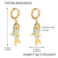 Fish Charm Earrings / Sky Blue