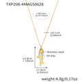 Fish Charm Necklace 44+5cm / Sky Blue