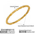 Geometric Buckle Bangle / Gold