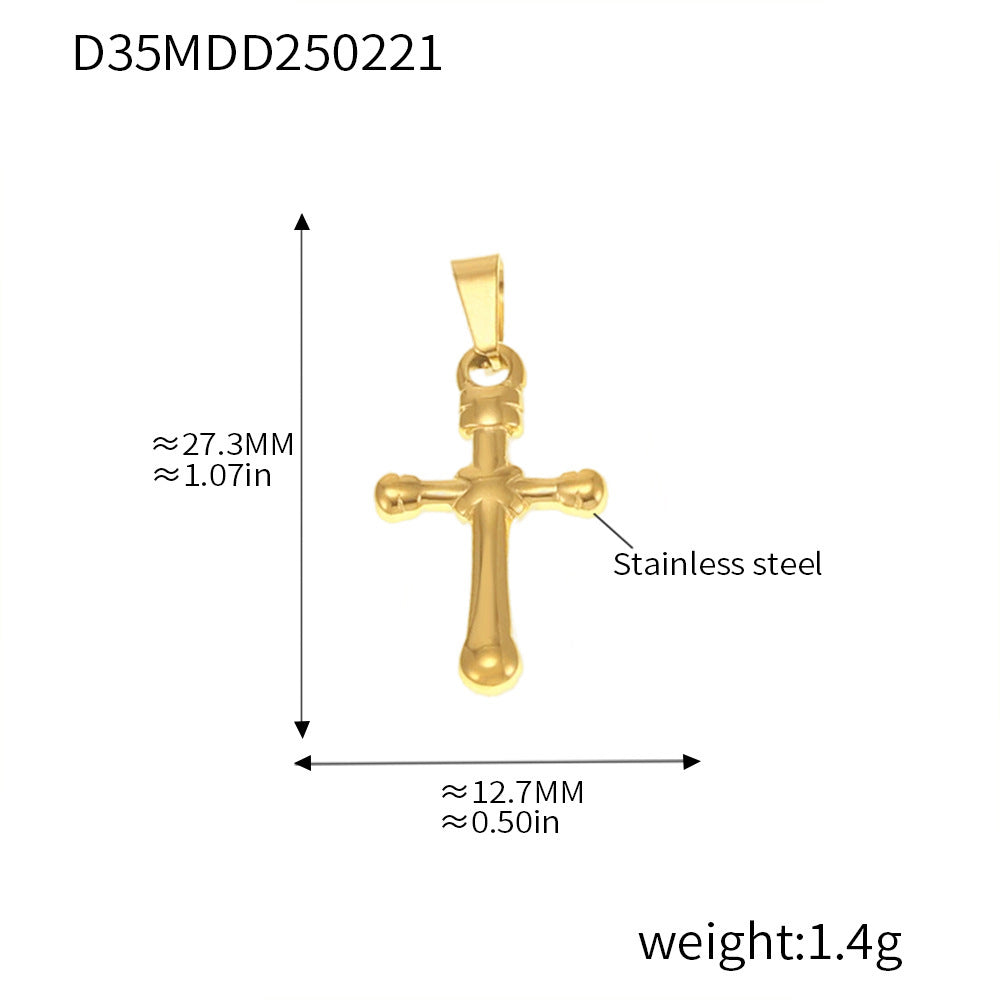 316L Stainless Steel Gold Pendant Necklace Charm Collection