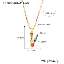 316L Stainless Steel 18K PVD Gold Custom Letter Necklace made with 316L stainless steel and 18K PVD gold finish for wholesale jewelry buyers - image 13