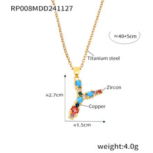 316L Stainless Steel 18K PVD Gold Custom Letter Necklace made with 316L stainless steel and 18K PVD gold finish for wholesale jewelry buyers - image 16