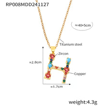 316L Stainless Steel 18K PVD Gold Custom Letter Necklace made with 316L stainless steel and 18K PVD gold finish for wholesale jewelry buyers - image 19