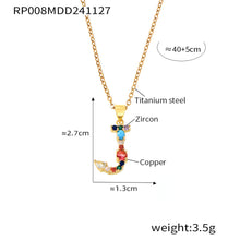 316L Stainless Steel 18K PVD Gold Custom Letter Necklace made with 316L stainless steel and 18K PVD gold finish for wholesale jewelry buyers - image 21