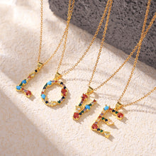 316L Stainless Steel 18K PVD Gold Custom Letter Necklace made with 316L stainless steel and 18K PVD gold finish for wholesale jewelry buyers - image 28