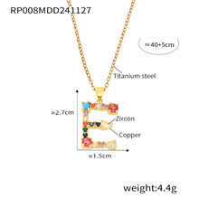 316L Stainless Steel 18K PVD Gold Custom Letter Necklace made with 316L stainless steel and 18K PVD gold finish for wholesale jewelry buyers - image 4