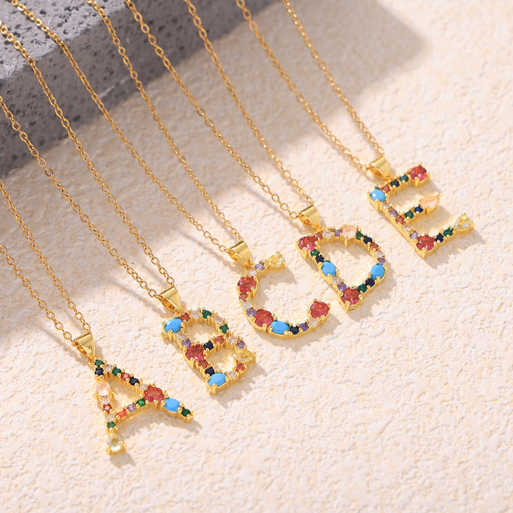 316L Stainless Steel 18K PVD Gold Custom Letter Necklace made with 316L stainless steel and 18K PVD gold finish for wholesale jewelry buyers - image 7