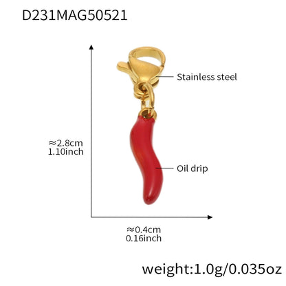 316L Stainless Steel Customizable Charm Necklace & Bracelet Collection - Image 19