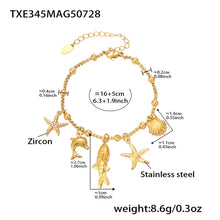 316L Stainless Steel Customizable Charm Necklace & Bracelet Collection - Image 9