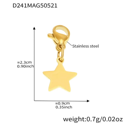 316L Stainless Steel Customizable Zirconia Charm Bracelet & Anklet - Image 10