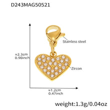 316L Stainless Steel Customizable Zirconia Charm Bracelet & Anklet - Image 12