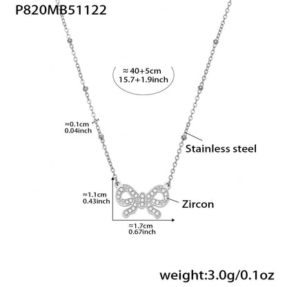 316L Stainless Steel Dainty Charm Layering Necklace Set - Image 1