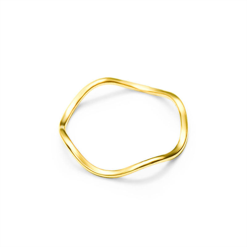 316L Stainless Steel Dainty Stackable Couple's Ring - Image 5
