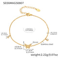 Gold Butterfly Zircon / 19+5cm