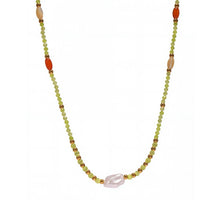 316L Stainless Steel Delicate Faceted Cat's Eye Beaded Necklace - Image 5