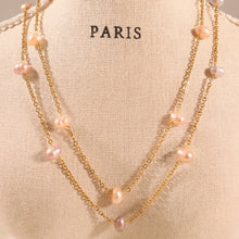 316L Stainless Steel Delicate Freshwater Pearl Necklace - Image 3