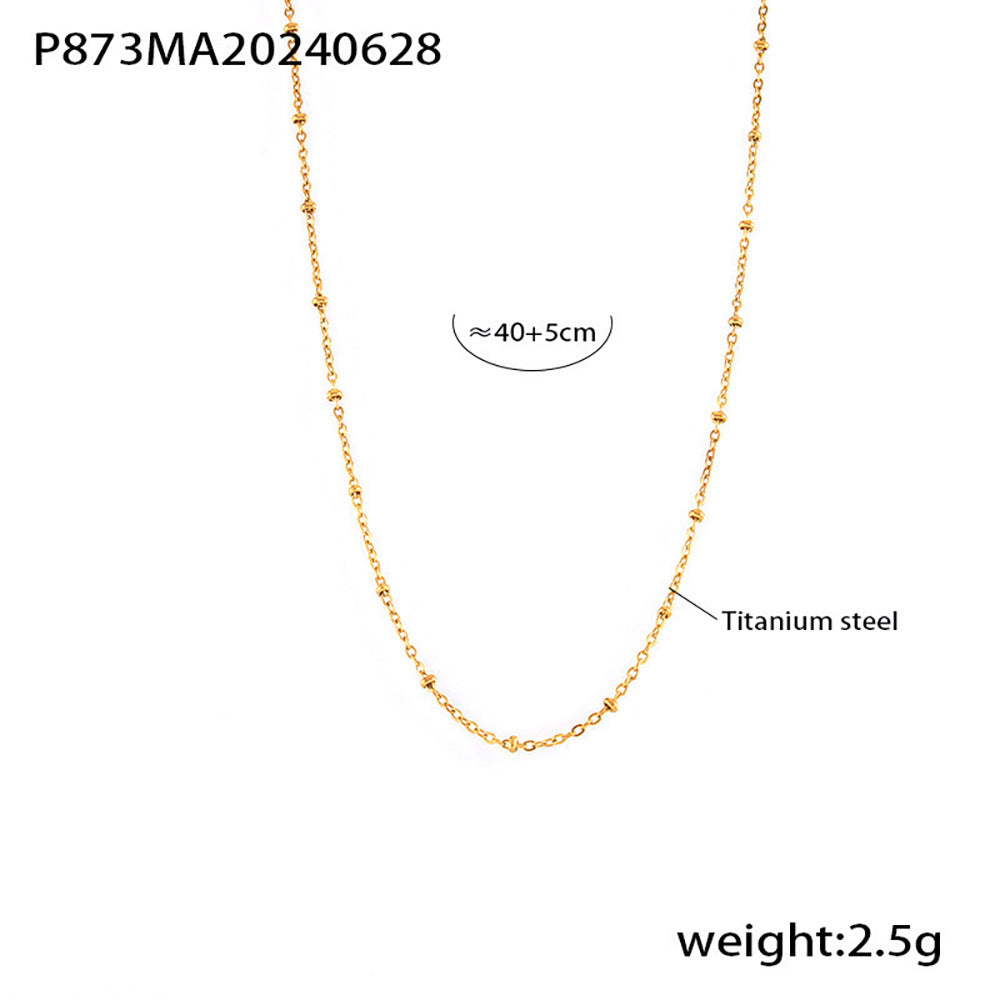 316L Stainless Steel Delicate Layered Evil Eye 5A Zircon Necklace & Bracelet - Image 13