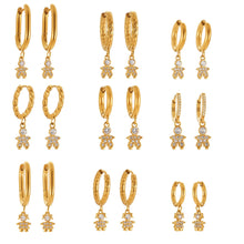 316L Stainless Steel Delicate Zircon The Little Prince Huggie Earrings - Image 16