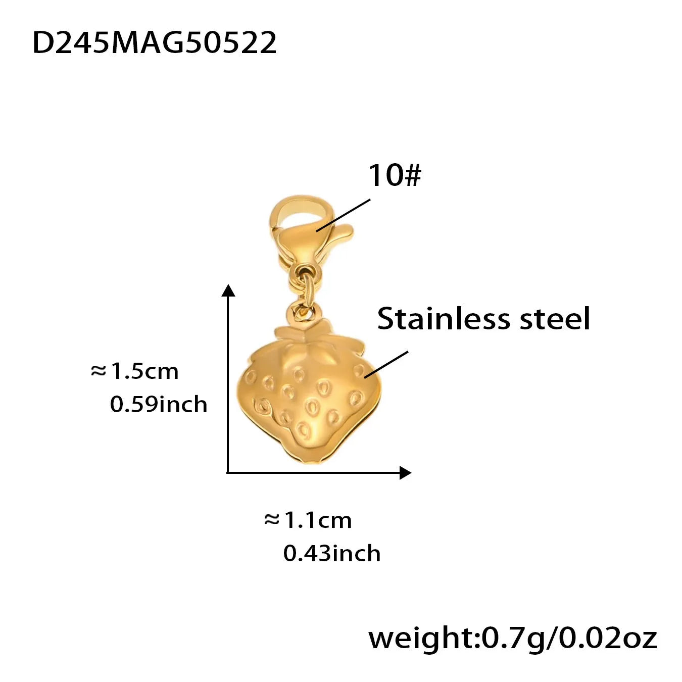 316L Stainless Steel DIY Charm Bracelet & Anklet Set - Image 10