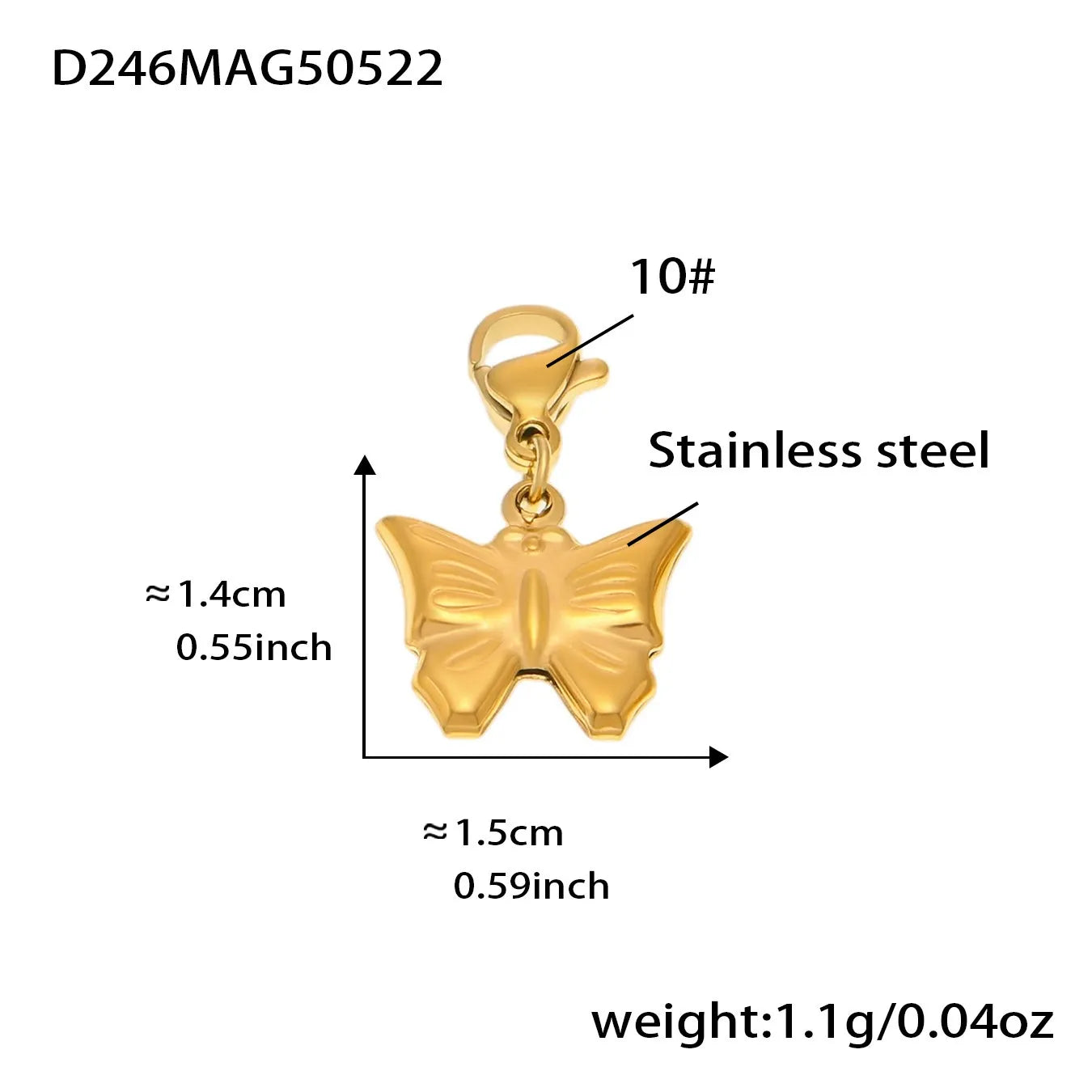 316L Stainless Steel DIY Charm Bracelet & Anklet Set - Image 11