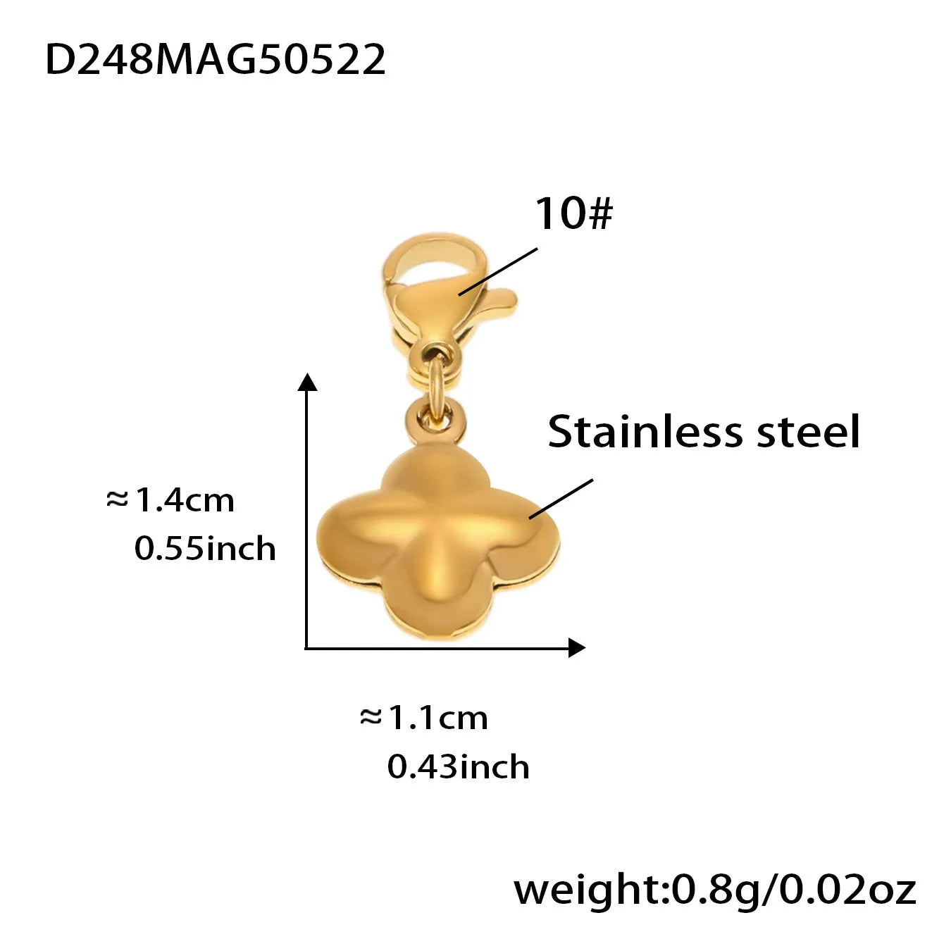 316L Stainless Steel DIY Charm Bracelet & Anklet Set - Image 13