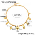 Gold / Black Zircon DIY Necklace (42+5cm)