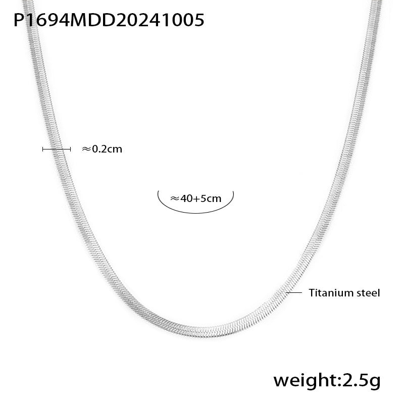 316L Stainless Steel 18K PVD Gold Double Chain Necklace made with 316L stainless steel and 18K PVD gold finish for wholesale jewelry buyers - image 7