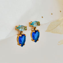 316L Stainless Steel 18K PVD Gold Drop Zircon Earrings made with 316L stainless steel and 18K PVD gold finish for wholesale jewelry buyers - image 18