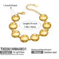 Bracelet / Fan Shape Gold / 5cm