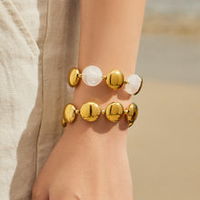 316L Stainless Steel 18K PVD Gold Droplet Bracelet made with 316L stainless steel and 18K PVD gold finish for wholesale jewelry buyers - image 14